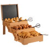 Büfé doboz SEWING BASKET, fa, barna színű, 70.5x37x53.5 cm | APS 11711