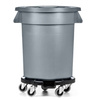 Szemetes kuka, 120 l-es tárolóedény, 55 cm átmérő, 69 cm magasság | FORGAST FG00512