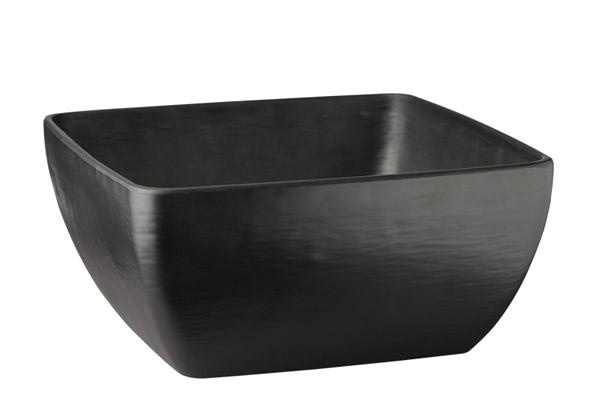 Tál SLATE melaminból, fekete, 25x25x12 cm, 3,8 l | APS 84245