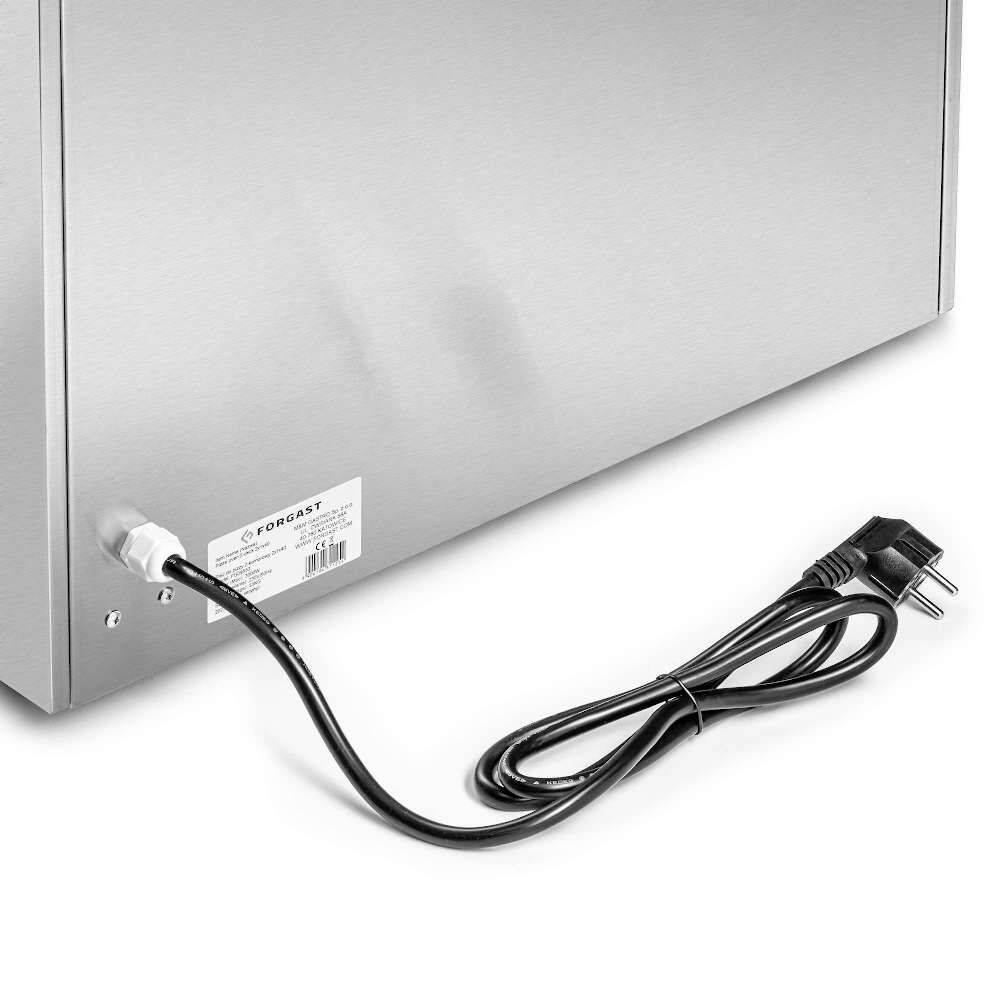 Pizzasütő 2 kamrás, 2x40 cm, 3 kW, 230 V | FORGAST FG09553