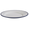 Tányér ENAMEL LOOK, melaminból, fehér-kék, 20,5 cm | APS 84950