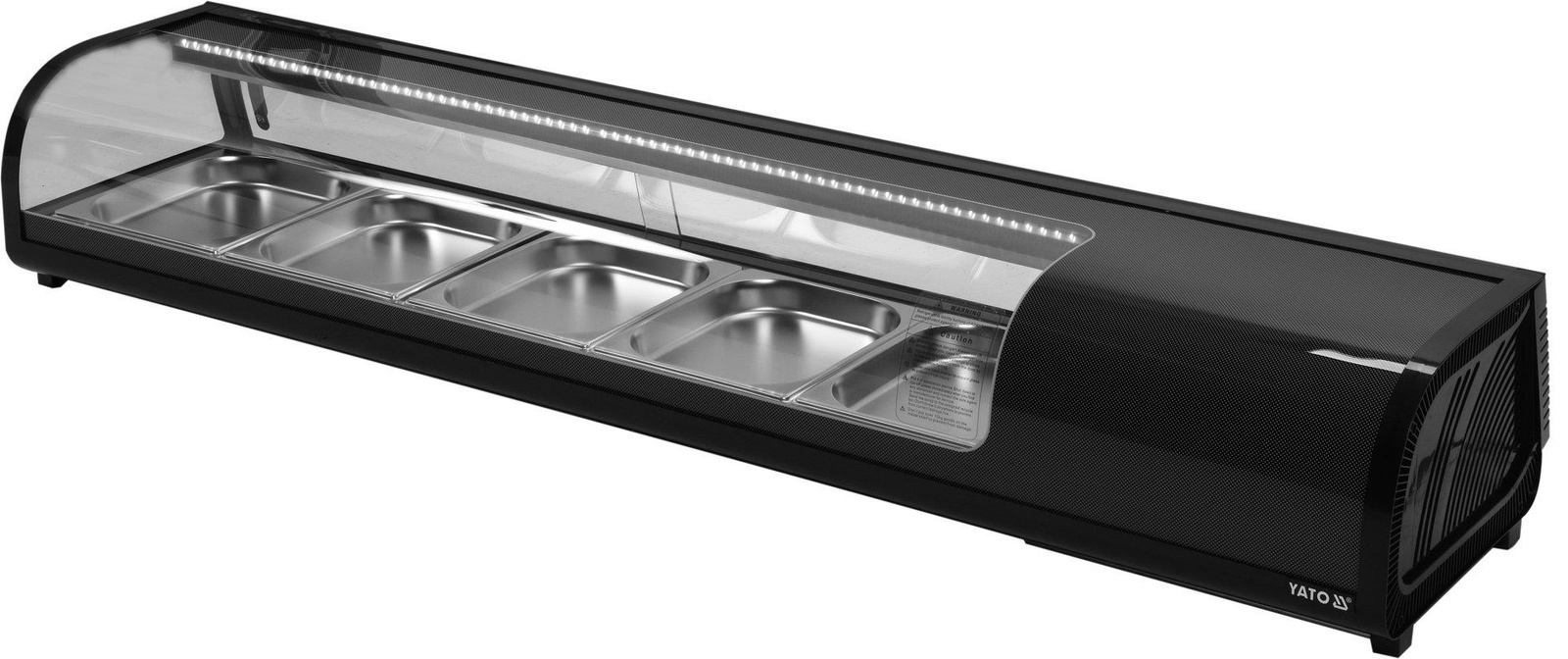 Hűtött sushi felépítmény 5x1/2 GN | YATO YG-05005