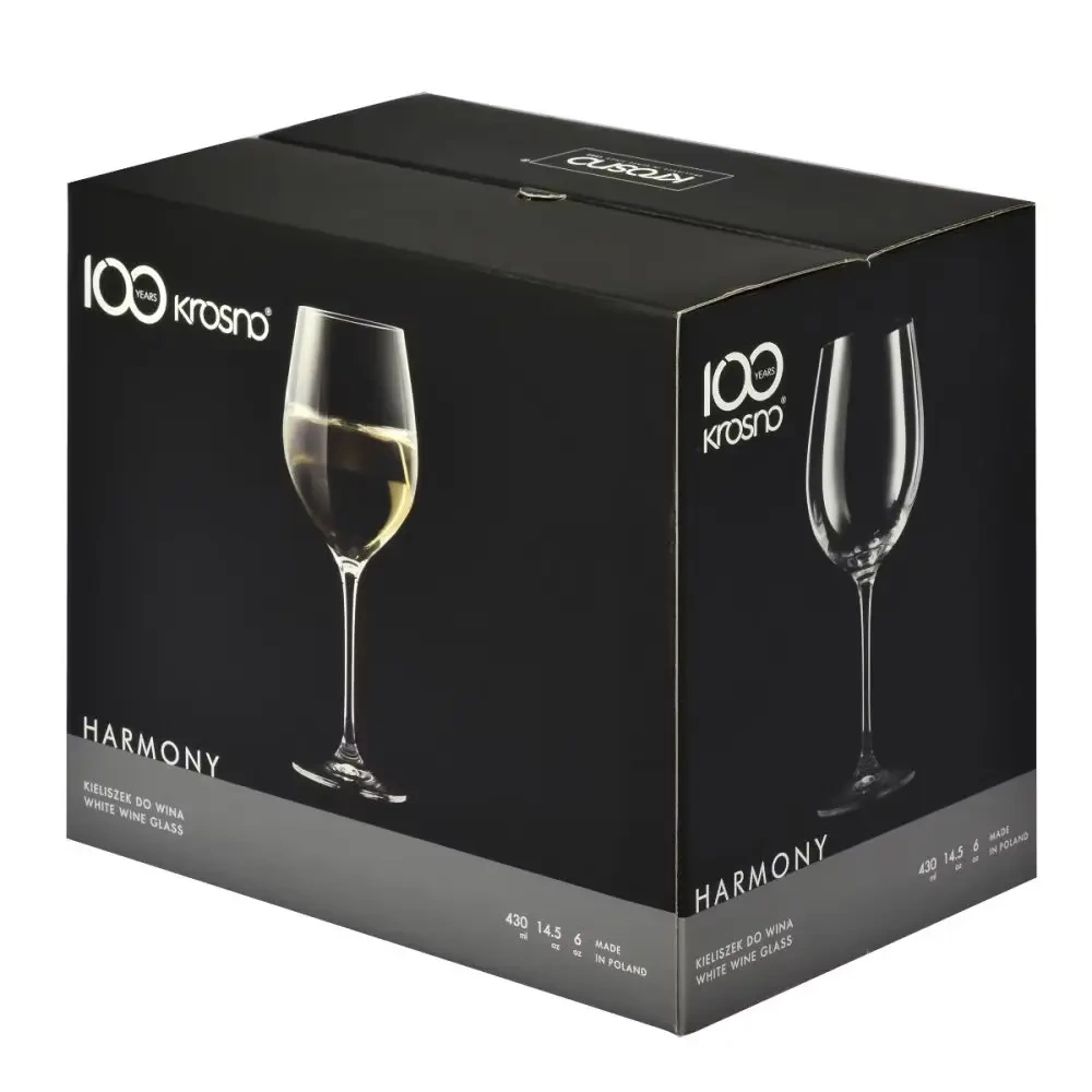Poharak fehérborhoz Harmony, 430 ml - 6 darabos készlet | KROSNO F579270037006250