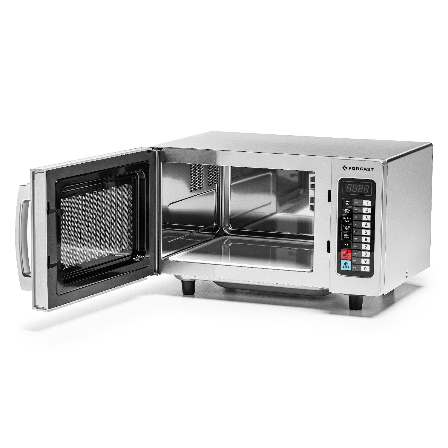 Mikrohullámú sütő 25 l, elektronikus, 1,55 kW, 230 V | FORGAST FG09904