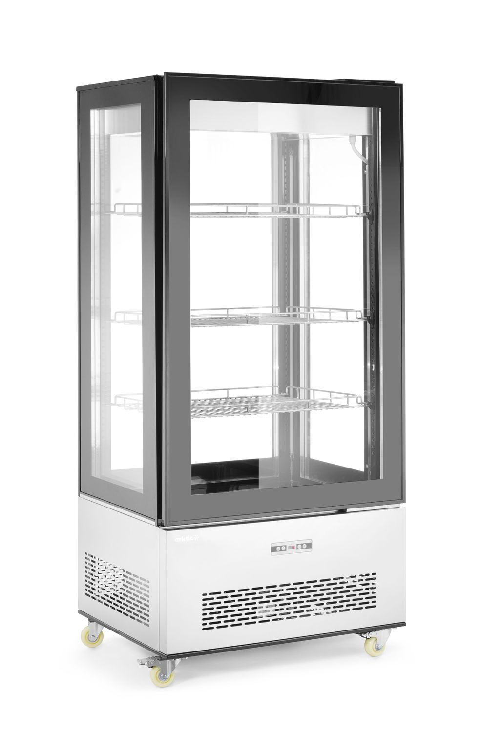 Hűtővitrin 550 l, LED, dinamikus hűtés, 2–6°C | HENDI 233283