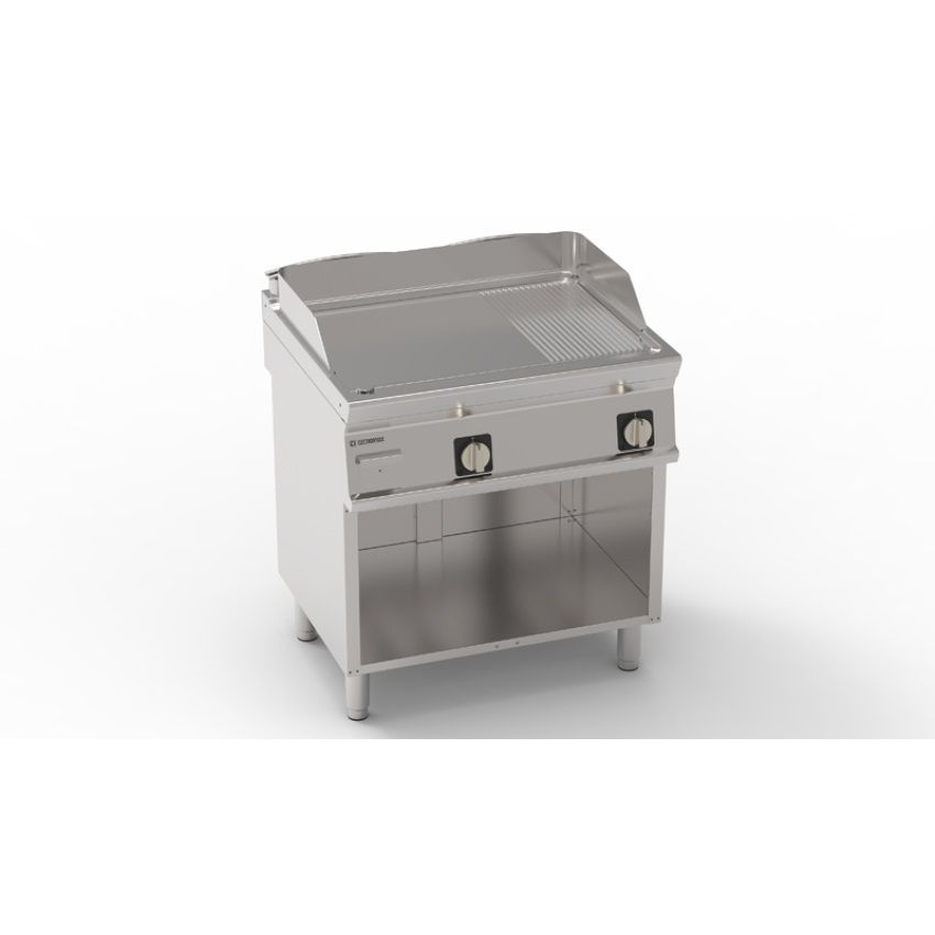 Grilllap sima-bordázott krómozott 400V Tecno74 | TECNOINOX 716222