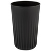 Újrahasználható TO GO pohár, magas, fekete, 8,5x13,5 cm, 400 ml | APS 66913
