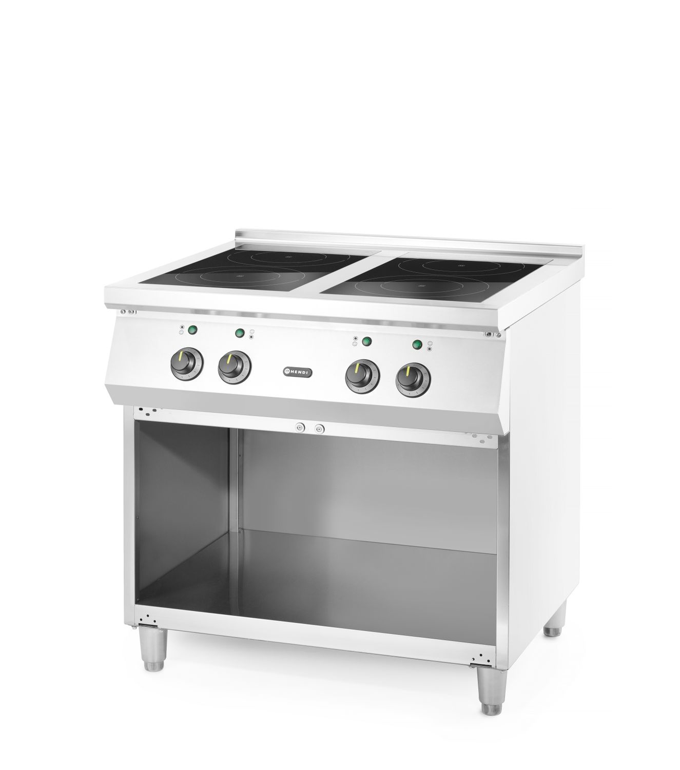 Indukciós tűzhely 4 égőfejes, 17 kW, 400 V | HENDI 237687