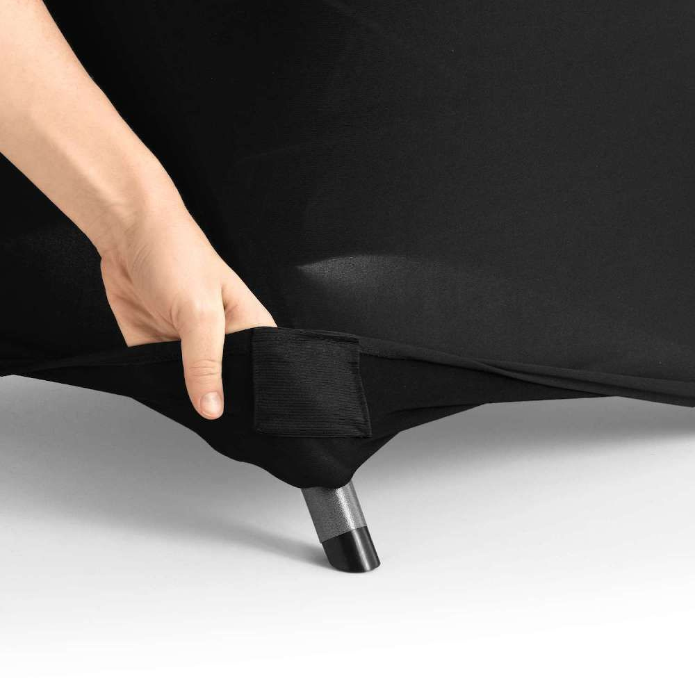 Koktélasztal huzat 80 cm fekete | FORGAST FG03820