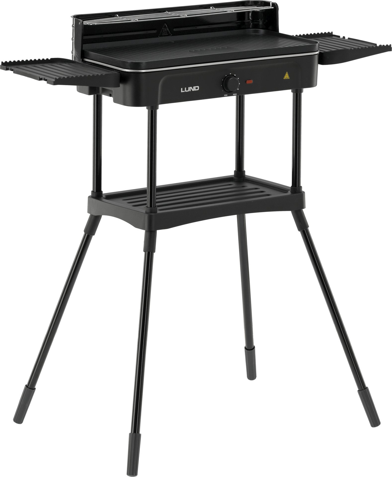 Elektromos álló grill bordázott sütőlappal, 2,2 kW | LUND 67424