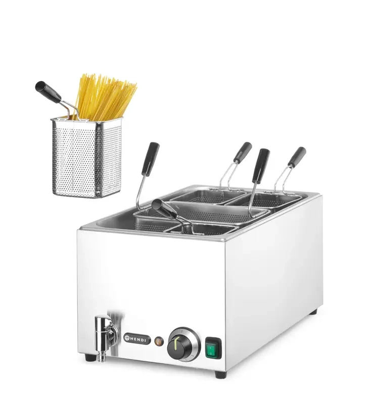Tésztafőző készülék 25L, 230 V/3500 W, 60.1x32.6x27.9 cm | HENDI 240496
