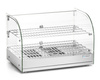 Melegen tartó vitrines szekrény, 2 szintes, 45 l, 0,8 kW | FORGAST FG09624