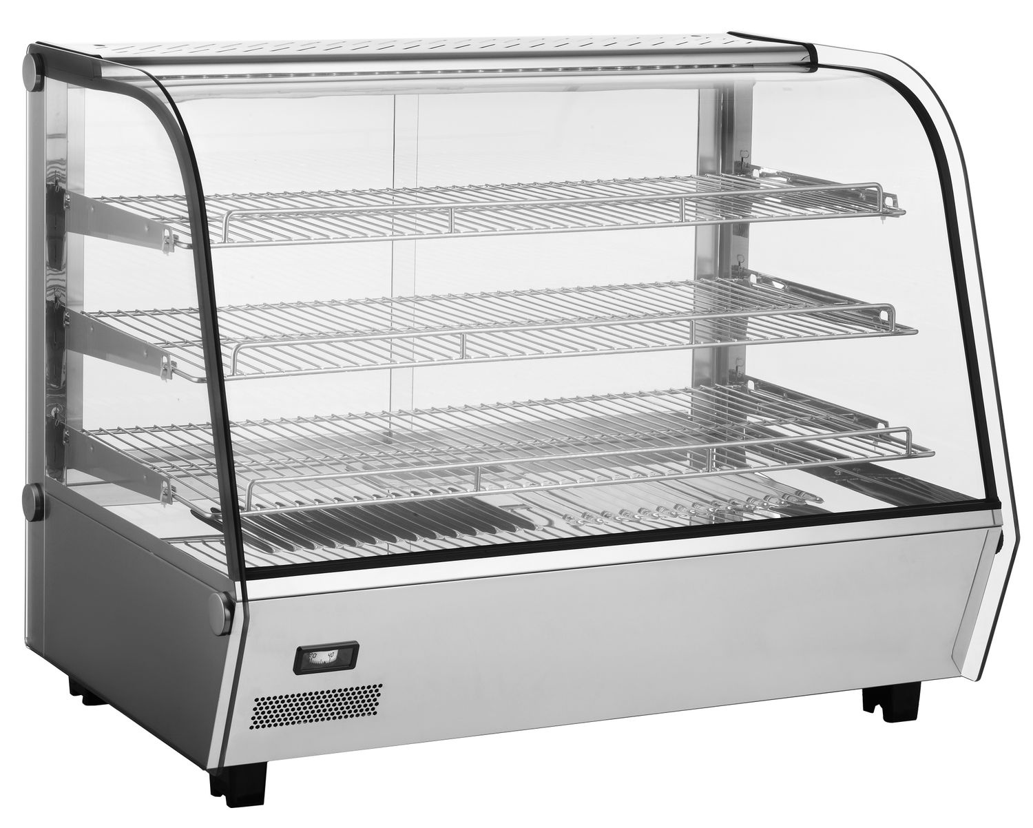 Állítható melegen tartó vitrin 160 l, 1.5 kW, 230 V | HENDI 233733