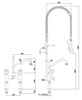 Kétkaros keverőcsaptelep. 40L-1802B | BARTSCHER 400137
