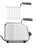 Szendvicssütő kenyérpirító, 1.2 kW, 0-8 perc | HENDI 261163