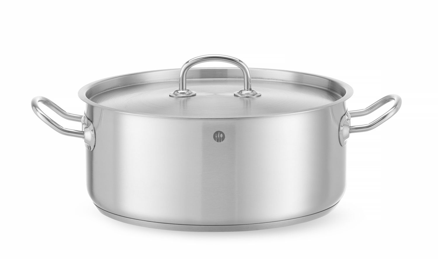 Rozsdamentes acél alacsony fazék - űrtartalom 7,4 l Kitchen Line | HENDI 836033