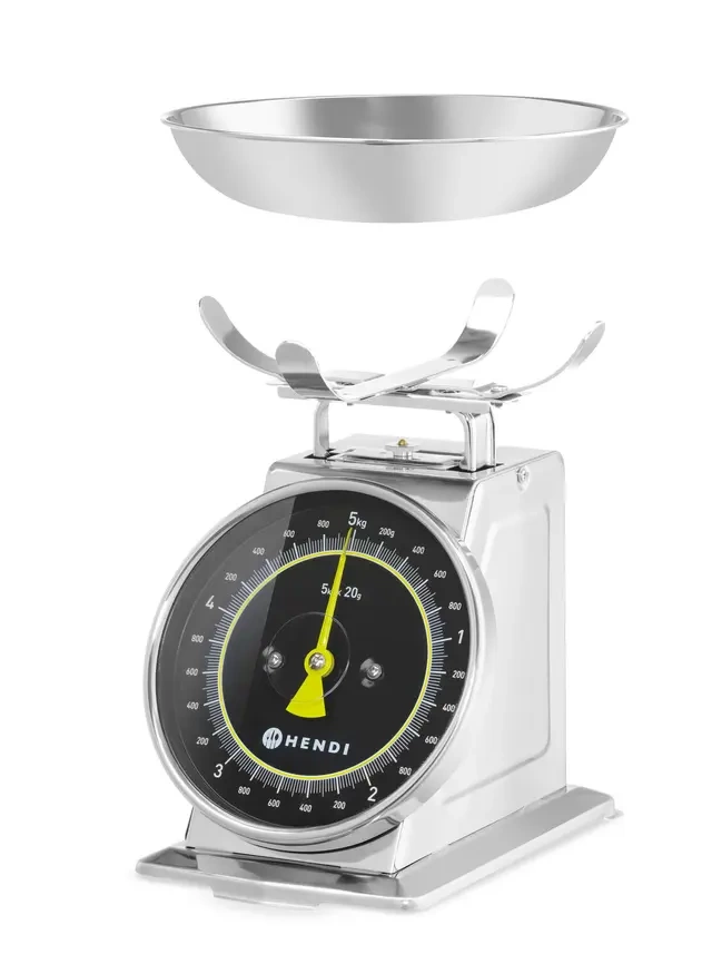 Konyhai mérleg 5 kg-ig tállal | HENDI 580042