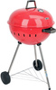 Széngrill, kerek, átm. 54 cm, piros | YATO YG-20304