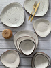 Desszertes tányér Delta Rustic krém 19 cm | KERA CERAMIKA 15.4/R.K