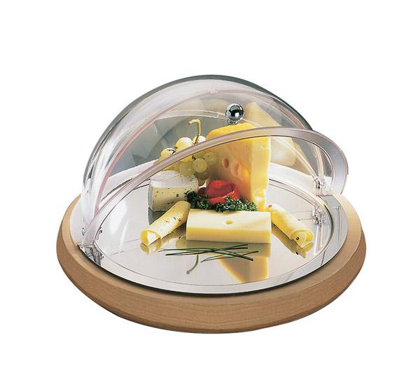 ROLLTOP fedél TOP FRESH RUND tálcához, krómozott fogantyú, 23x24x40.5 cm | APS 18388