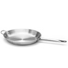 Szatén felületű acél serpenyő 36 cm | FORGAST FG02300