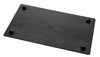 Tálca GN 1/4 SLATE, melamin, fekete, 26.4x16.2x1.2 cm | APS 83958