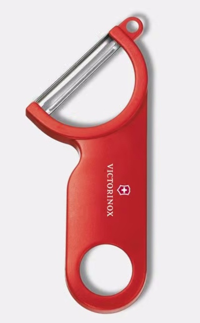 Hámozó burgonyához szemkiszedő véggel, piros | VICTORINOX 7.6073