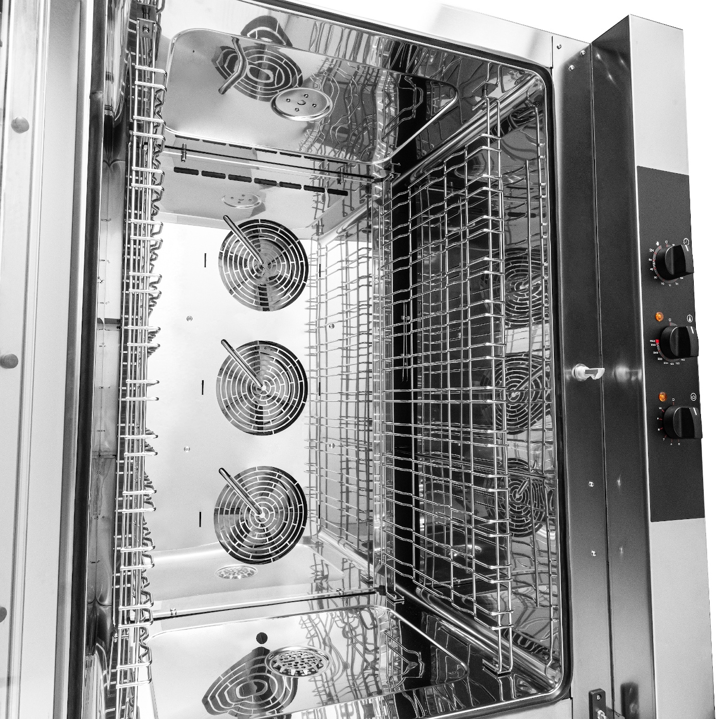 Elektromos kombi pároló sütő Alpha 12 GN 1/1, kézi vezérlés, 15,8 kW, 400 V | PROFICHEF PCA311012