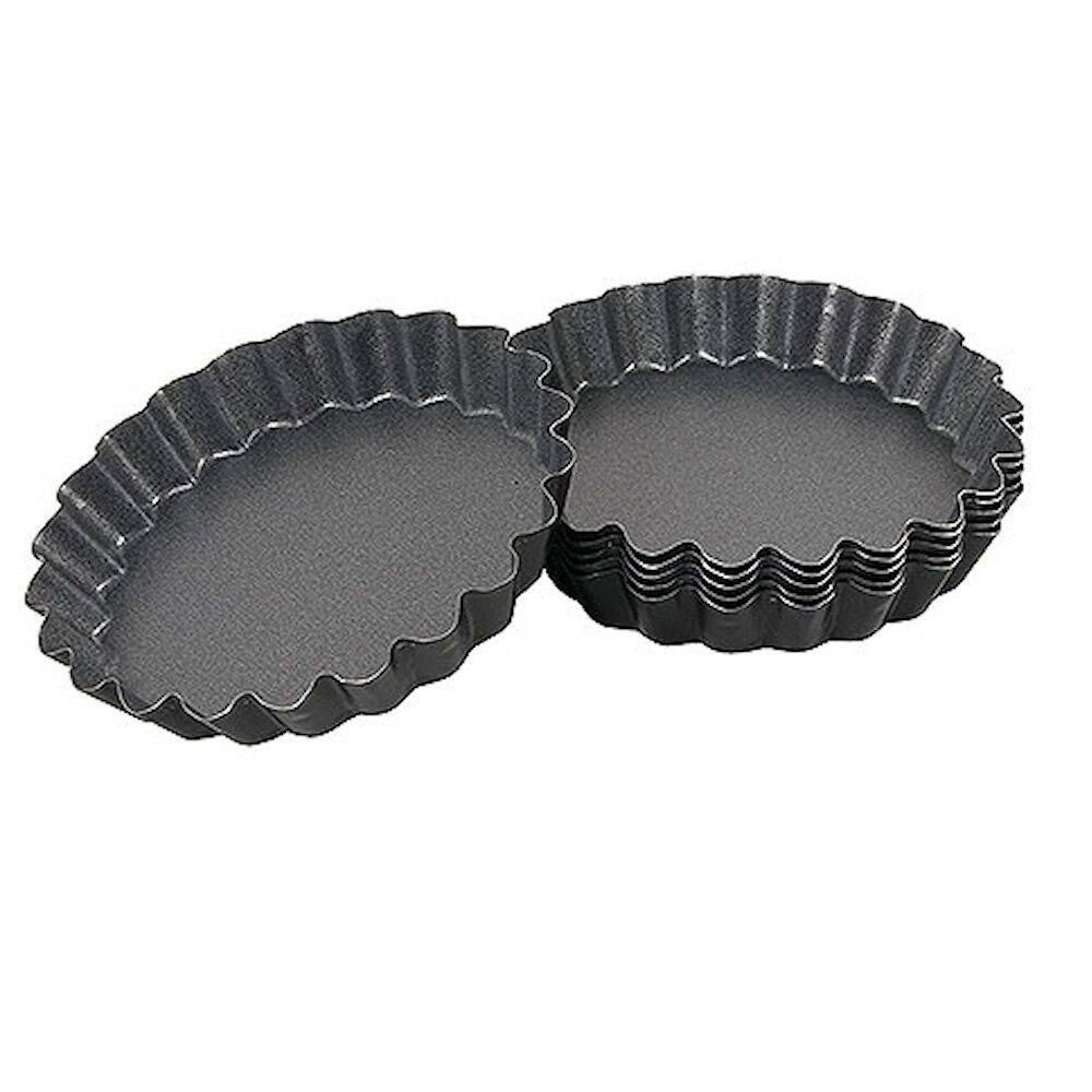 Sütőforma PTFE bevonattal, 12 cm átmérőjű, 4 darabos készlet | CONTACTO 6316/120