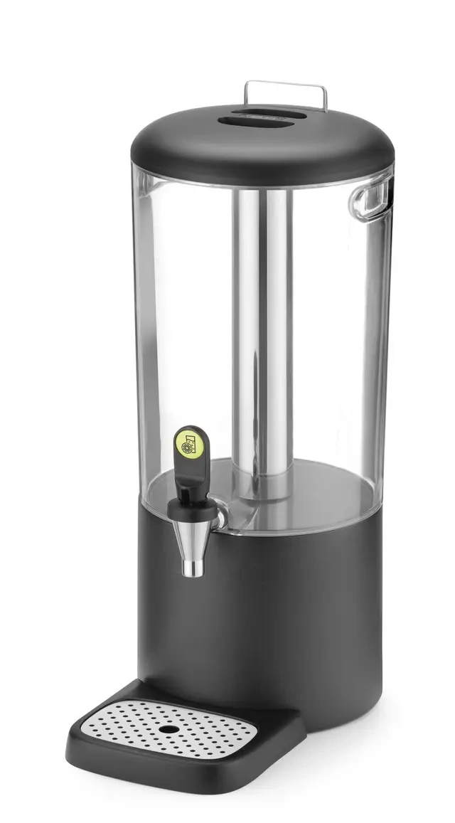 Adagoló gyümölcslevekhez, UNIQ, Robert Bronwasser tervezte, 8L, fekete, 318x216x(H)532mm | HENDI 425015