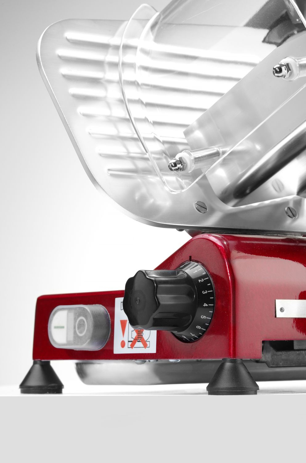 Szeletelő Profi Line 250 red edition, vágás 0–15 mm, kés átmérője 25 cm, 230 V | HEENDI 210086