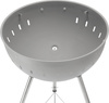 Széngrill, kerek, Ø 54 cm, szürke | YATO YG-20301