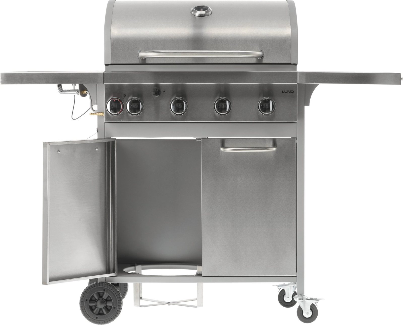 Gázgrill AKKA 4+1, öntöttvas ráccsal, 16 kW | LUND 99655