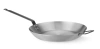 Lyonnaise acél serpenyő két fogantyúval, 36 cm átmérő, 14 cm magasság | HENDI 629482