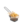 Kosár sült snackekhez, miniatűr 13x11,5 cm | HENDI 425695