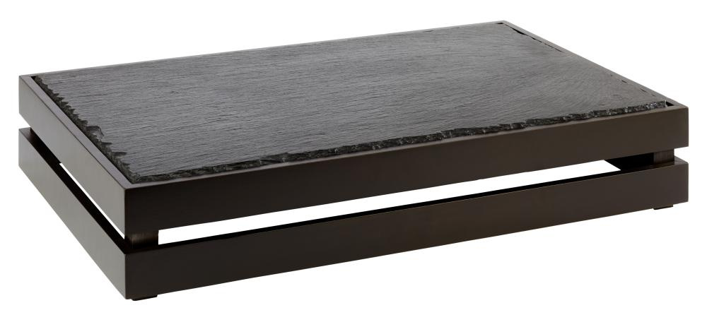 GN SUPERBOX büfé doboz, fekete színű, 55.5x35.5x10.5 cm | APS 11626