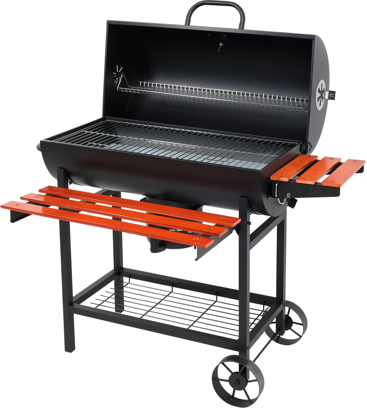 Szénsütő fedéllel, grillrács 71x34.5 cm | LUND 99908