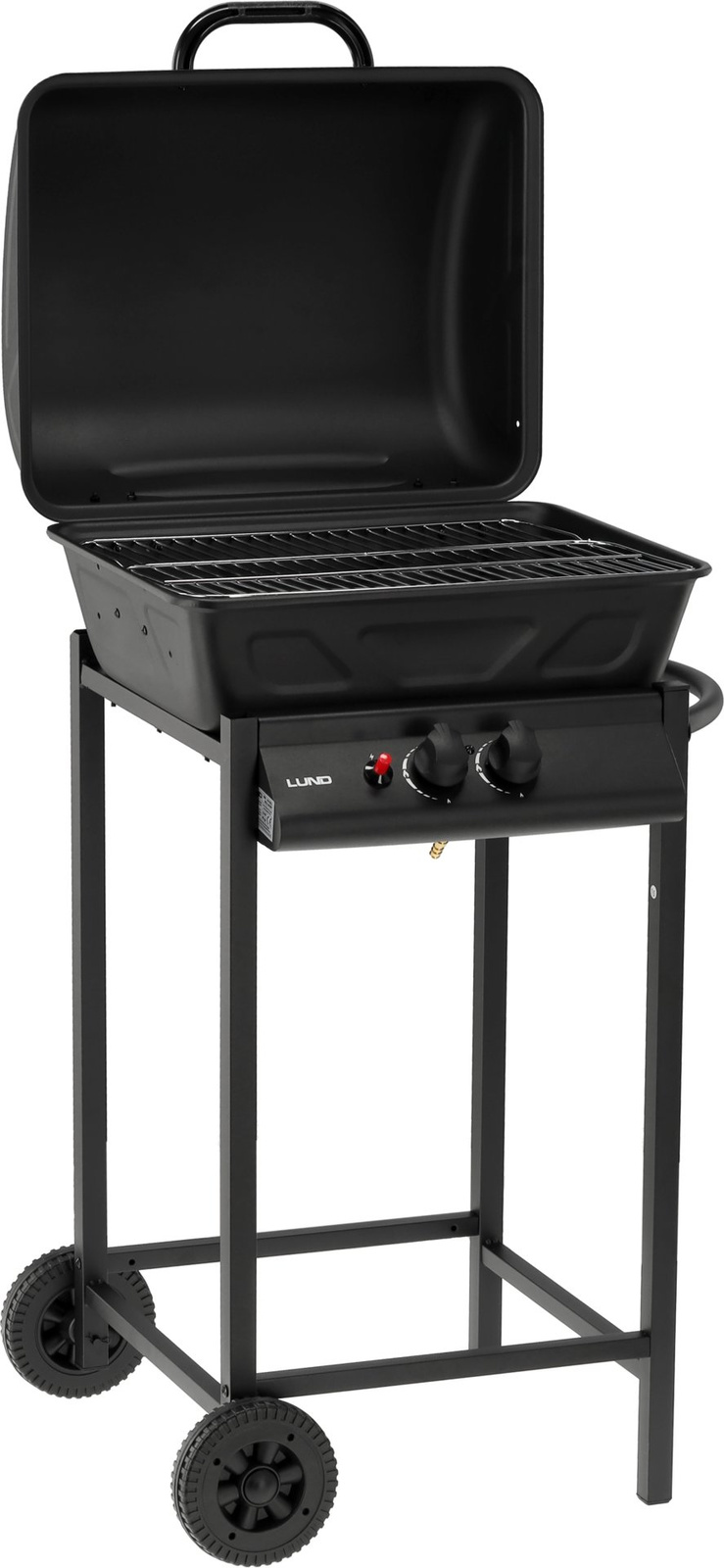 Gázgrill BAVEN, 2 égő, fekete, 5.5 kW| LUND 99657