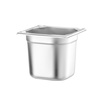 GN 1/6 edény, 15 cm mély, rozsdamentes acélból, KITCHEN LINE | HENDI 806647