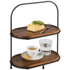 Állófogasos büfé kínálótálca kétszintes ALL-ROUNDER, 31x17x37.5 cm | APS 30336