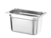 GN 1/4 edény 15 cm mély rozsdamentes acélból KITCHEN LINE | HENDI 806548