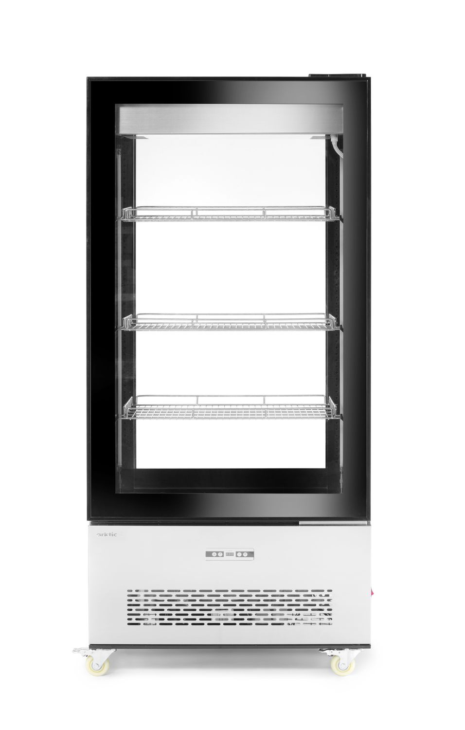Hűtővitrin 550 l, LED, dinamikus hűtés, 2–6°C | HENDI 233283