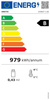 Hűtött bemutatóvitrin 58 l, fekete, LED, automatikus leolvasztás | HENDI 233627