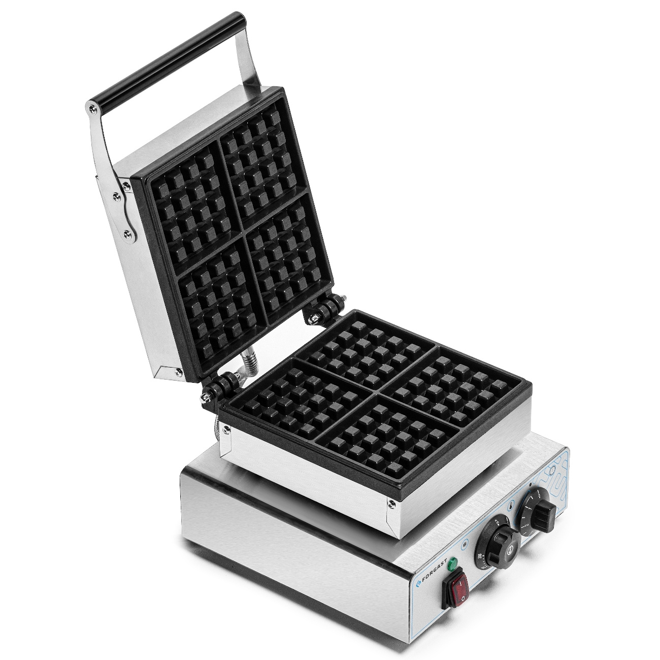 Gofrisütő elektromos 4x4 egyszeres, 1,6 kW, 230 V | FORGAST FG09706