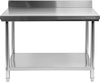 Rozsdamentes munkaasztal polccal 80x60x85 cm | YATO YG-09020