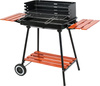 Faszenes grill fedél nélkül, rács 53x33 cm | LUND 99911
