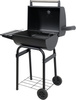 Faszén grill fedéllel, rács 47x34 cm | LUND 99902