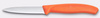 Zöldség- és gyümölcskés Swiss Classic, recés pengével, narancssárga, penge hossza 8 cm | VICTORINOX 6.7639.C1