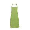 Konyhai kötény Basic 75 x 90 cm zsebbel és csattal lime | KARLOWSKY BLS 5-81-Stck