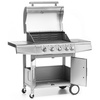 Kültéri gázgrill szekrénnyel és oldalsó égővel, égők száma 4+1, 17,4 kW | FORGAST FG09108